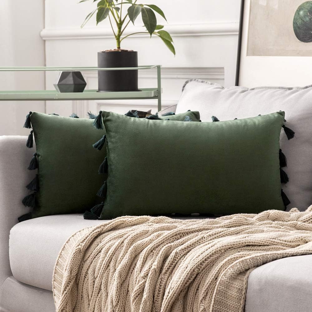 green pillow